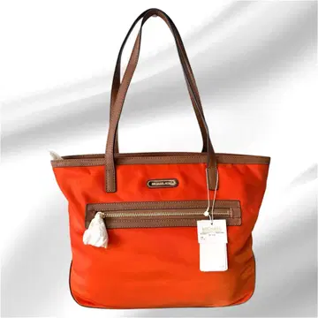 택 포함 미사용 새상품 MICHAEL KORS 오렌지 토트백