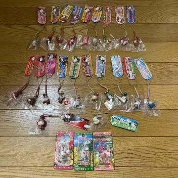 지역 한정 키티 족쇄 헬로키티 스트랩 세트 미사용