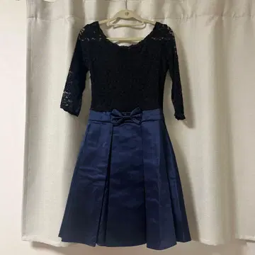 경사 파티 2차 모임 드레스 네이비