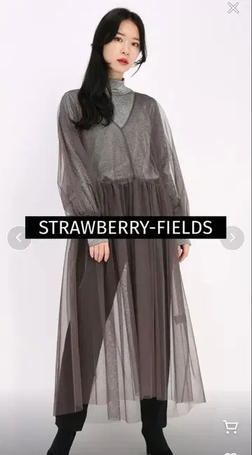 STRAWBERRY-FIELDS 리플레 튤 원피스