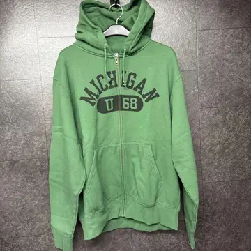 챔피온 후드 부착 맨투맨 X-LARGE 그린