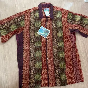 Reyn Spooner 알로하 셔츠 M 사이즈 Lava Lei Red