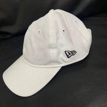NEW ERA 골프 헤드웨어 메쉬 피팅캡 화이트
