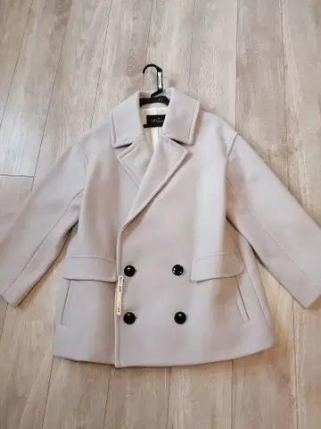 Unaca 더블 브레스트 숏코트