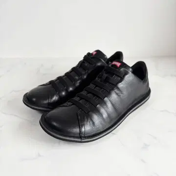 미사용 캠퍼 41 26.0 비트 가죽 스니커즈 블랙