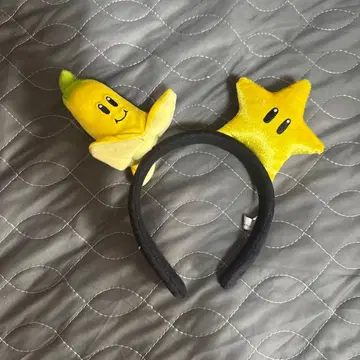 마리오 바나나와 별 캐릭터 머리띠