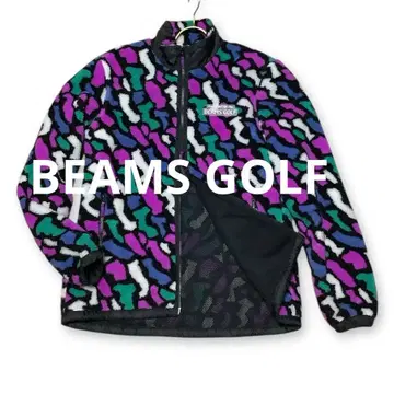 새상품급 빔즈 골프 멤피스 패턴 플리스 자켓 남성용 S