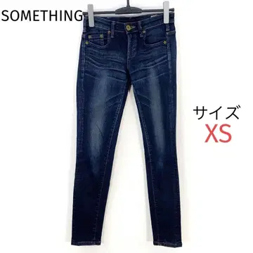 SOMETHING 데님 청바지 스키니진 슬림 라인 스트레치