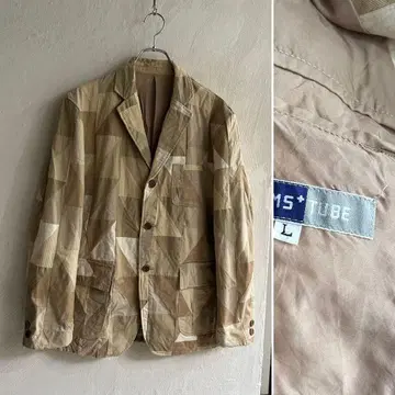 BEAMS PLUS 별주 TUBE 패치워크 테일러드 자켓