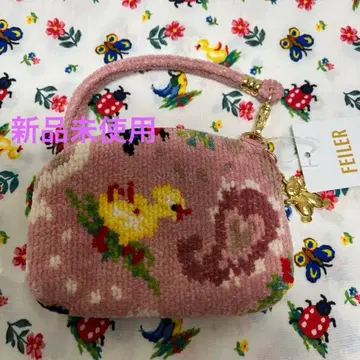 [ 미사용 새상품 ] 페이러 긴자와 레이스점 콜라보 사이드 파우치