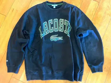 라코스테 LACOSTE 블랙 맨투맨 US M