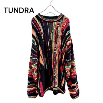 TUNDRA 툰드라 3D 니트 스웨터 빈티지 COOGI 스타일