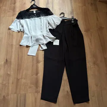 새상품 rire fete 정가 2만 6300엔 셋업 스콧 클럽