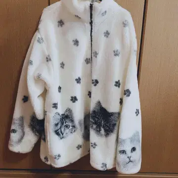 [ 아노짱 착용 ] 고양이 고양이 아우터 코트