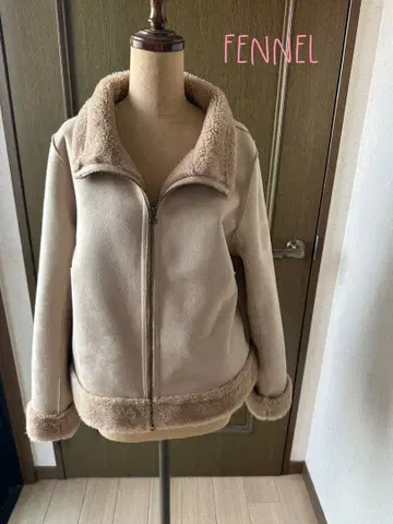 미사용 새상품 스콧 클럽 계열 FENNEL 인조 모피 아우터