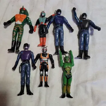 가면라이더 피규어 7체 세트