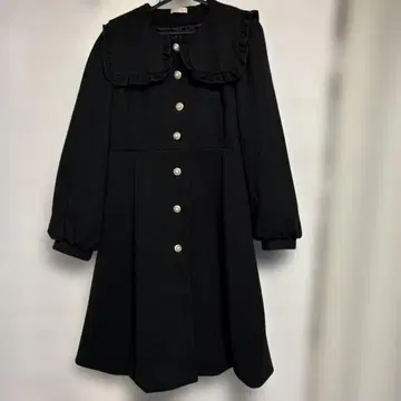 axes femme 블랙 롱 코트