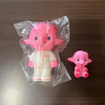 사토짱 핑크 저금통 피규어 2세트