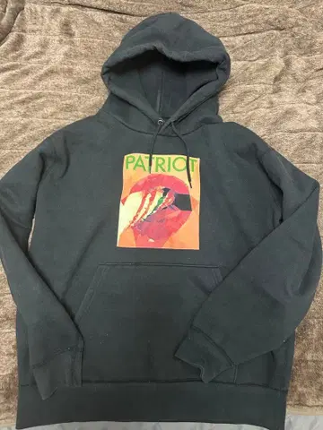 PATRIOT 블랙 후드티