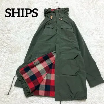 SHIPS 쉽스 모즈 코트 라이너 포함 마운틴 후드티 [ M ] 카키