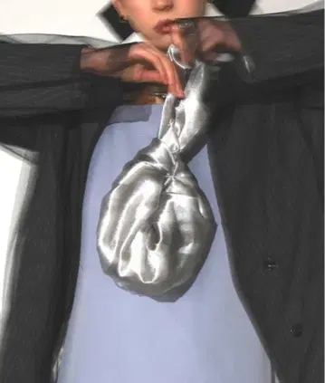 ANDRESD 콜론 형태 백 / coron form bag 실버