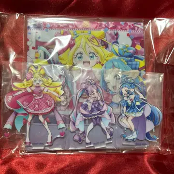 너와 아이돌 프리큐어 너와 함께 전력 응원 세트 아크릴 디오라마 키미프리