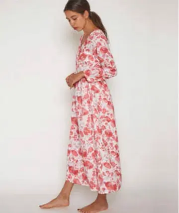 nanadecor 나나데코 원피스 레드 포피 카슈쿨 드레스