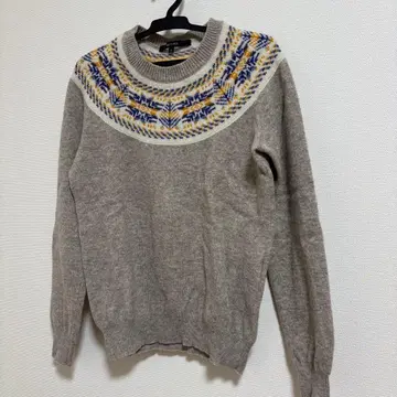MACPHEE 노르딕 무늬 스웨터 사이즈 1
