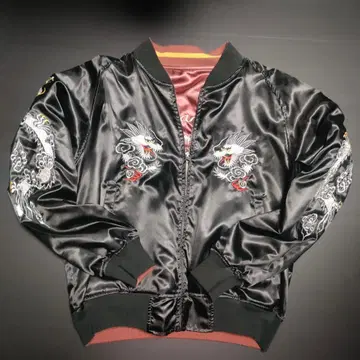 새상품급 스카잔 리버서블 수베니어 자켓