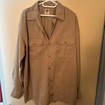 Dickies 플렉스 긴팔 셔츠 L 베이지
