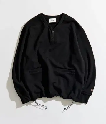 HENRY NECK SWEAT / 헨리넥 맨투맨 블랙
