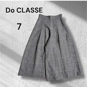 Do CLASSE 가우초 팬츠 롱 기장 하운드투스 가을/겨울 사이즈 7