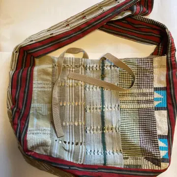 DOSA 도사 패치워크 멀티 컬러 토트백 USED