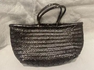 드래곤 퓨전 가죽 편직 백