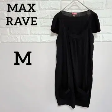 [ MAX RAVE ] M 반팔 원피스 블랙