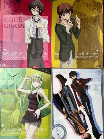 코드 기아스 메탈 포스터 미니 클리어 포스터 를르슈 스자크 C.C.