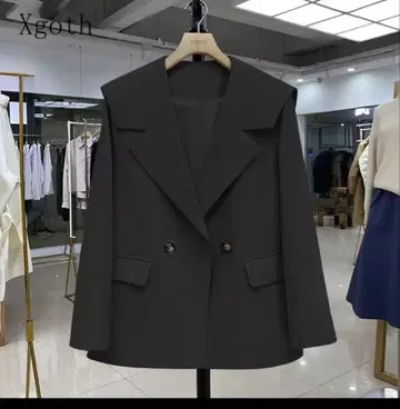 세일러 카라 자켓 블랙