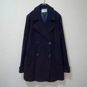 TWO:C 투씨 더블 브레스트 코트 블랙 심플 4