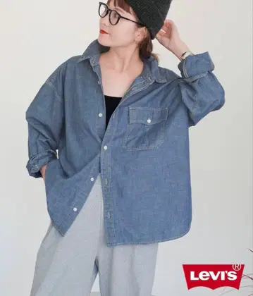 Levi's/ 별주 SMU LS ZANDT CROPPED SHIRT
