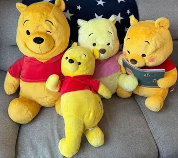 곰돌이 푸 봉제 인형 4세트
