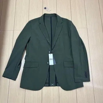 GU 테일러드 자켓 다크 그린 L