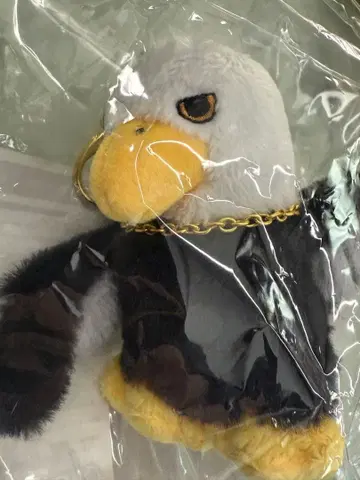 Mrs. 이글 봉제 인형 금속 체인 포함