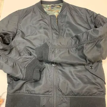 그레이 MA-1 자켓 카모플라쥬 안감 이너쉘 없음 가벼움