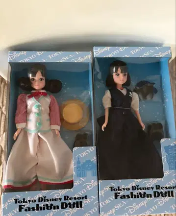 도쿄 디즈니 리조트 패션 인형 2체 세트