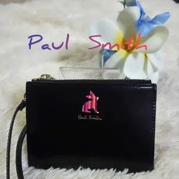 Paul Smith 폴스미스 블랙 가죽 코인 케이스 카드, 명함지갑