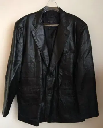 이탈리아제 소재 LAPASE homme 라무 가죽 자켓 L 블랙 미사용