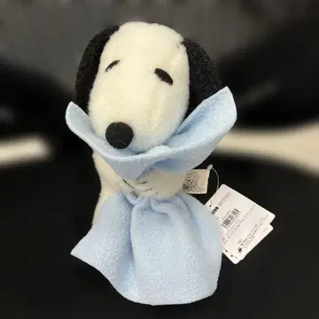 스누피 봉제 인형 본체 스카이블루