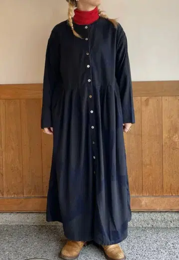 블루 트릭 원피스