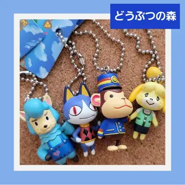 동물의 숲 마스코트 피규어 볼체인 마스코트