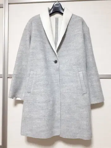 그레이 노카라 체스터 코트